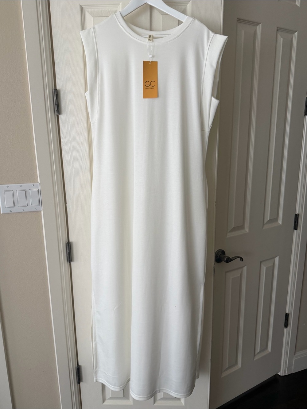 NWT GRECERELLE maxi dress - white size XL